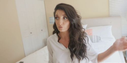 Slutty stepmom sucked stepsons dick to keep her secret