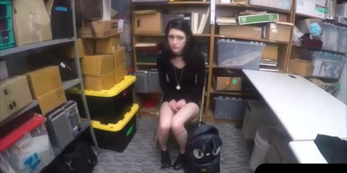 Shy petite teen shoplifter punish fucked by LP officer