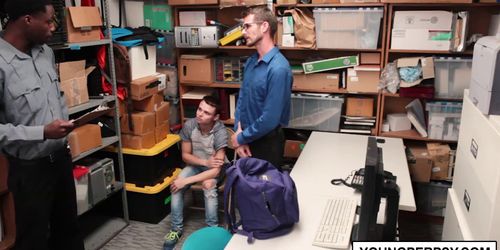 Little twink DOUBLE ANAL fucked by his dad and LP