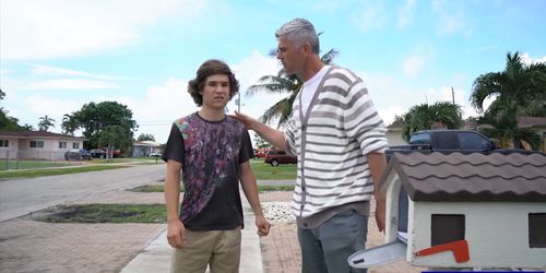 Stepdad shows teen twinks the way to fuck in a 3some