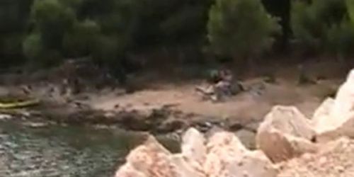 Pussy Fingerbewegung auf ffentlichen Strand mit anderen