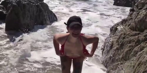 Beach Blowjob