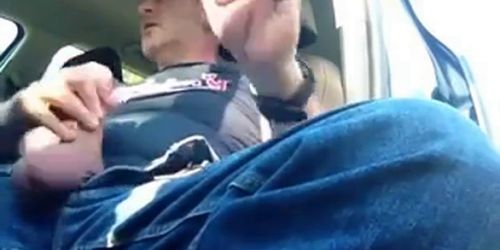 Smoking and Jerking in car