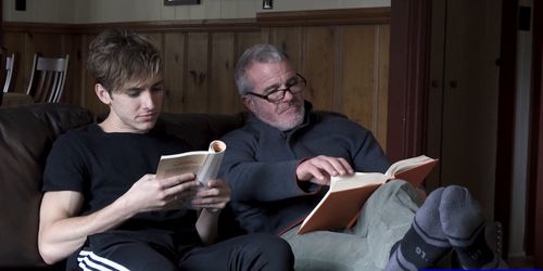 Stepdad and stepgrandpa spitroast curious teen bareback