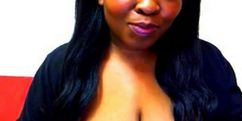 Ebony webcam Busty Cutie