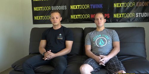 Hunk deepthroats and gives stud the best BJ of his life