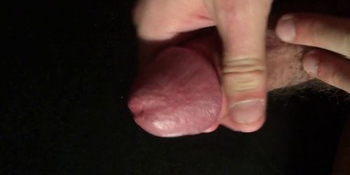 HD Close up jacking my cock with squirting cumshot