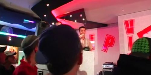 Gay hotties partying hard