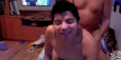 Mexican Daddy and boy on webcam 1