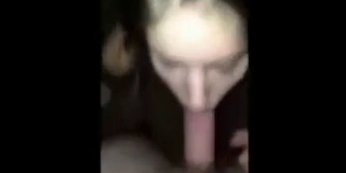 Blonde party girl sucks a 30yo stranger at one night st