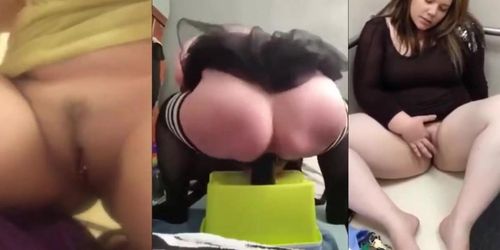 Split screen compilation 1 Hot amateur women playing