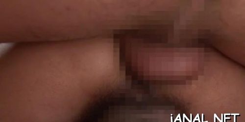 Japanese anal fucked in group