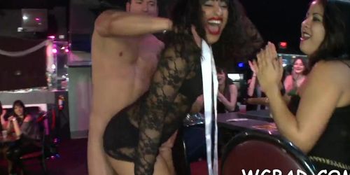 Raunchy fun with stripper