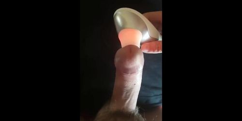 Womanizer male moaning intense orgasm