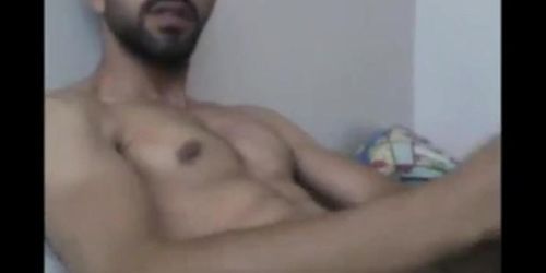 Turkish handsome hunk with big cock cumming