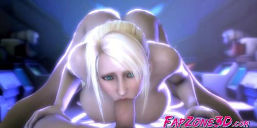 Samus with Big Natural Boobs - 3D Sex Compilation