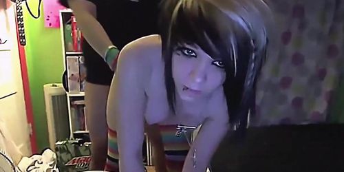 Sexy Emo Teen Fucked Doggystyle