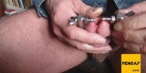 the big opened peehole of my penis