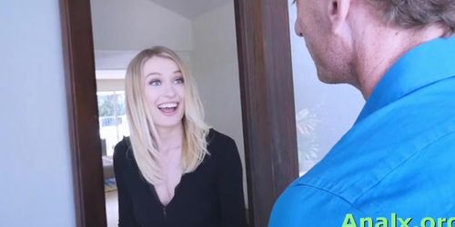 Remarkable blonde natalia starr gets fully pleased