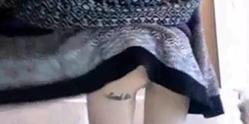 Sweetest thinspo ass gentle rubbing through panties