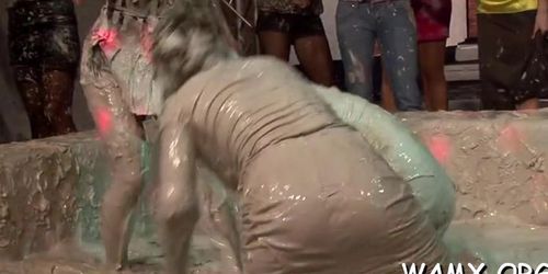 Messy porn catfight video