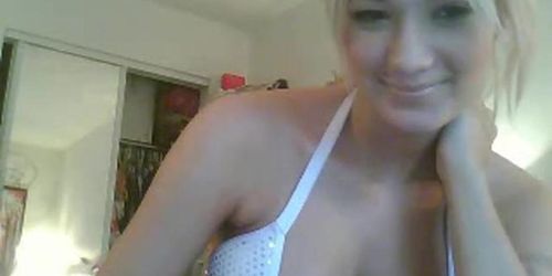 Fake tits Blonde Webcam