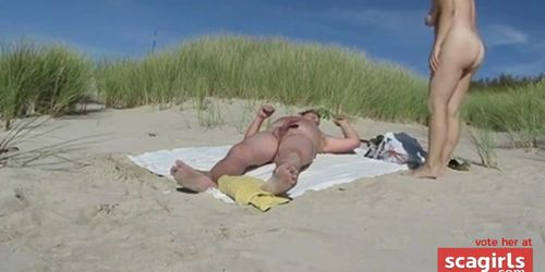 Nude Beach - Rehead Mature Fuck