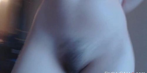 Hot brunette orgasms