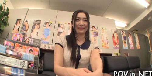 Sextoy loving attractive ryu showcases her skills