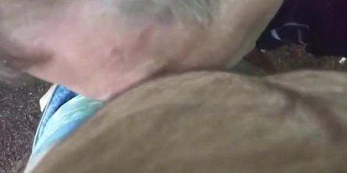 Rob sucking Nigels cock in the woods