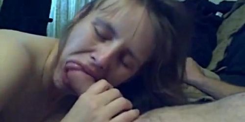 Saggy tit amateur does it all
