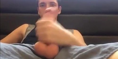 Sweet Boy Wank His Dick