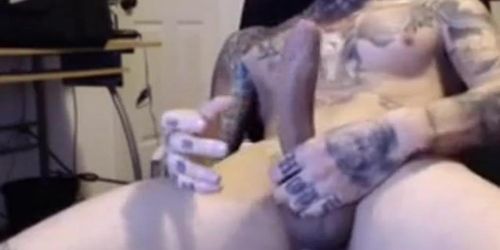 Latin tattoo biggest cock cumshot 2