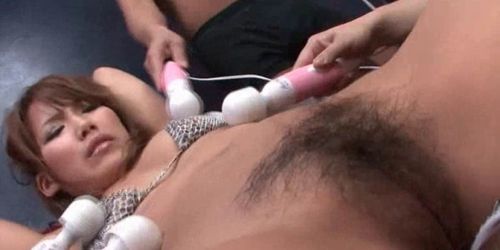 Sweet asian enjoys a dildo