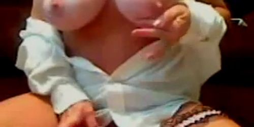 Busty Woman Masturbating