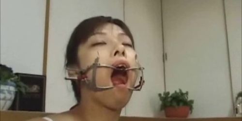 Asian Teen Gagged With Cock