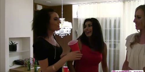 Horny Best Friends gets laid in the room by their boyfr