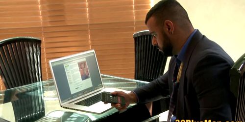 Cock blowing cumshot bear