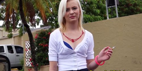 Stranded smalltits teen gets a messy facial