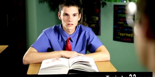 Amazing gay scene Krys Perez is a disciplinary professo