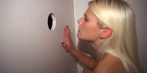 Gloryhole amateur slut