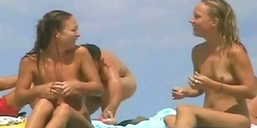 Exposed Voyeur Cam in a nudist beach