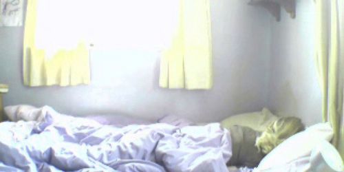 Wakes up and Masturbates on Hidden Cam.