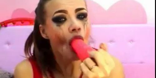 crazy deepthroat girl 1