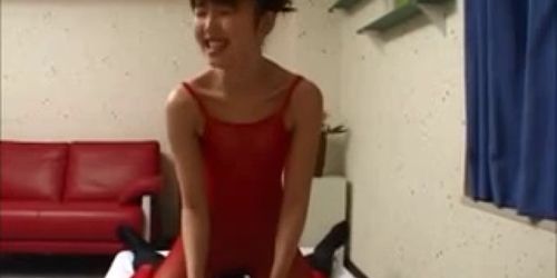 Skinny Japanese Girl and Spandex Guy Nice Fuck