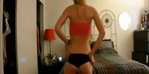 Ass wobble bedroom dance