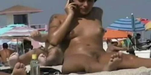 Spying Shaved Pussies on Beach by TROC