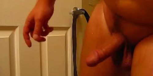 Guy Shaving his Junk