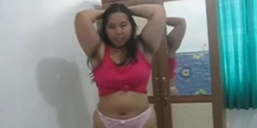 Hairy BBW Girl Dances