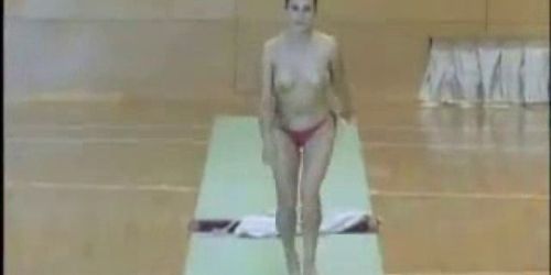 Nude sport from Barcelona 1984